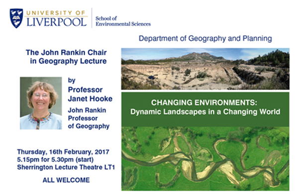 John Rankin Chair in Geography Lecture