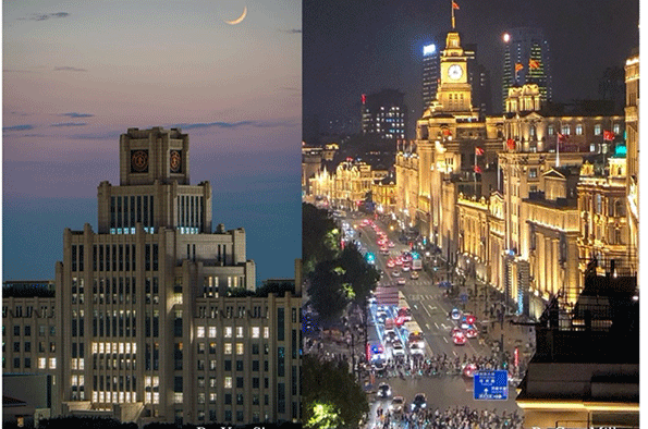 XJTU Innovation Harbour (left), Golden Sisters: From the Bund to the River Mersey (right)