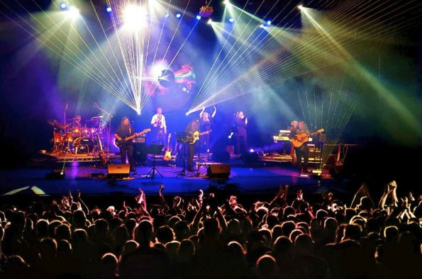 Image of the band performing 
